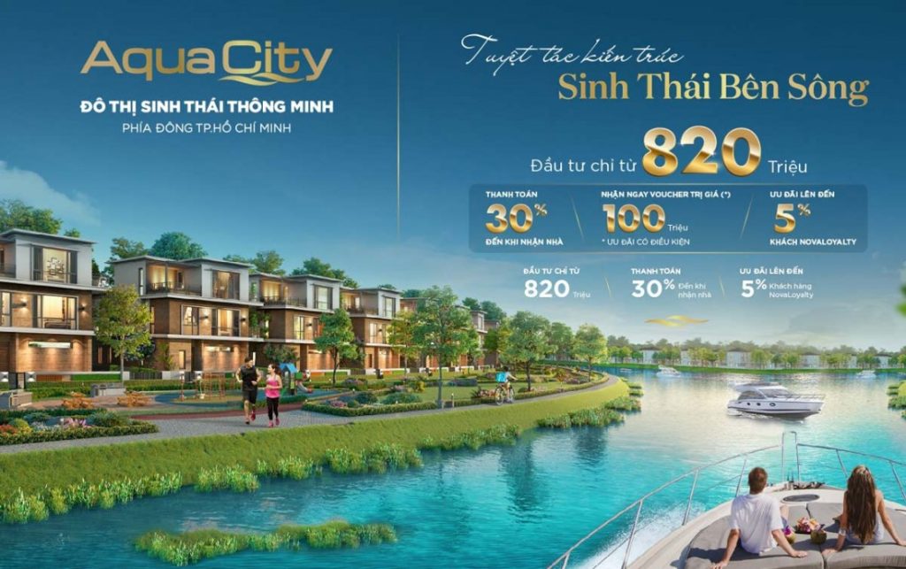 nhà phố biệt thự của Aqua City Đồng Nai